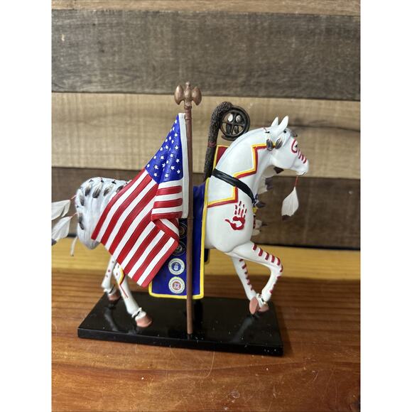 Trail of Painted Ponies Figurine Trail of Honor 1E/2452 In Box - Picture 4 of 7